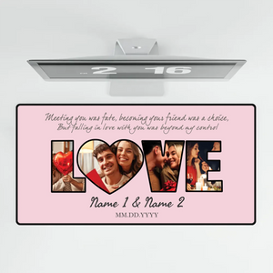 Personalized Couple Mouse Pad – Custom Photo Gift | 89Prints