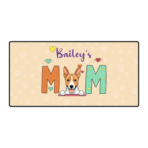 Personalized Dog Mom Mouse Pad with Custom Dog Name | 89Prints