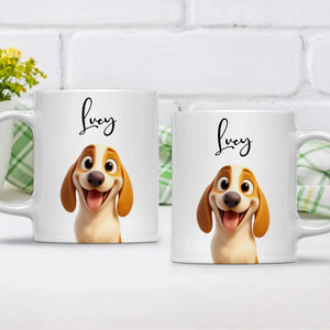 Personalized Dog Mug with Name – Custom Dog Gift | 89Prints