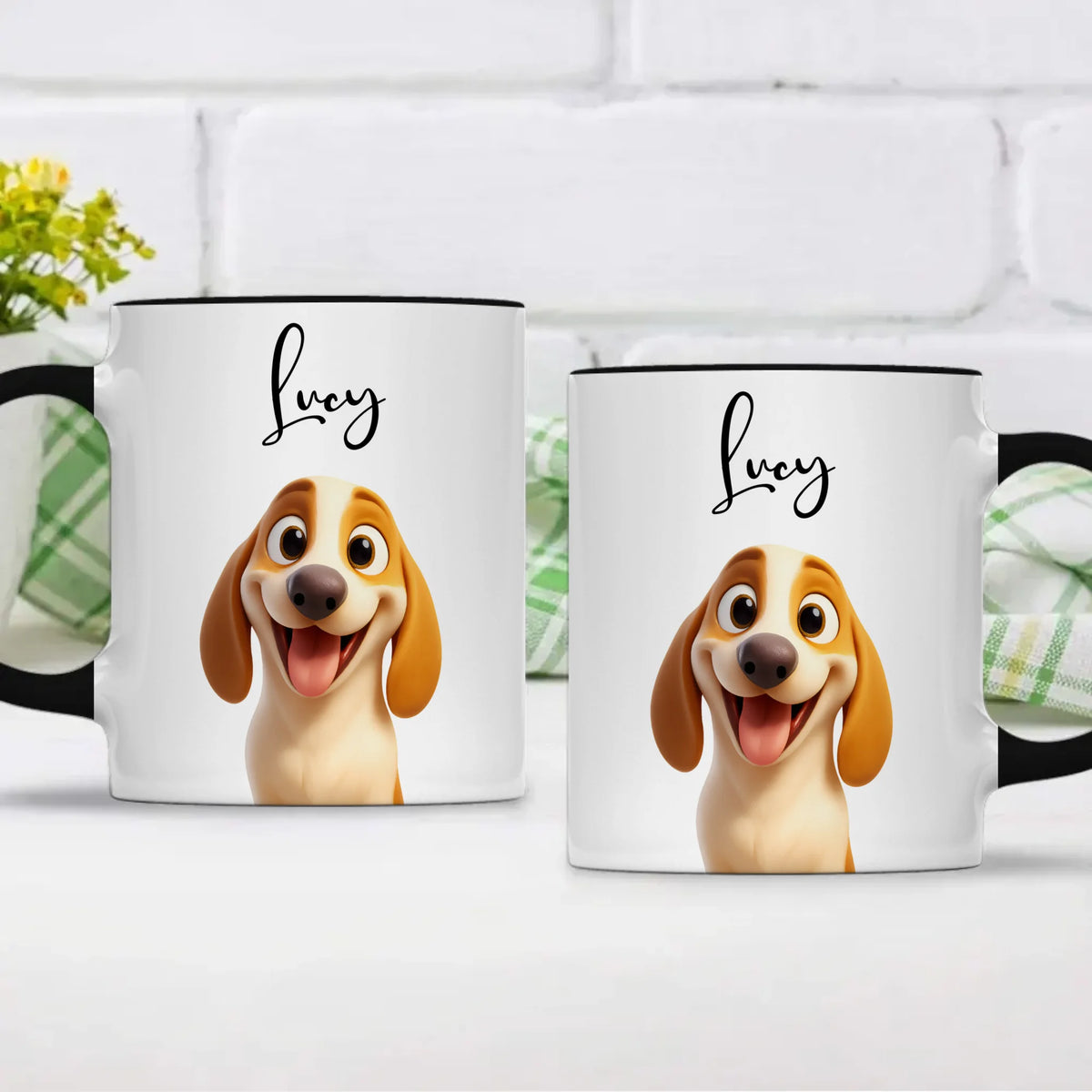 Personalized Dog Mug with Name – Custom Dog Gift | 89Prints