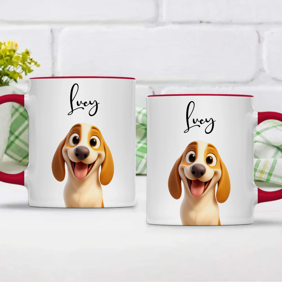 Personalized Dog Mug with Name – Custom Dog Gift | 89Prints
