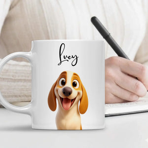 Personalized Dog Mug with Name – Custom Dog Gift | 89Prints