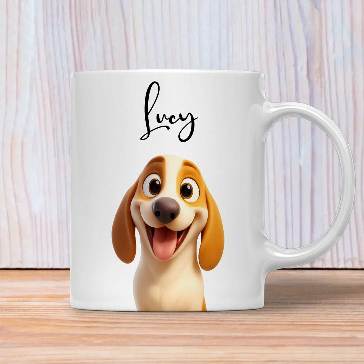 Personalized Dog Mug with Name – Custom Dog Gift | 89Prints