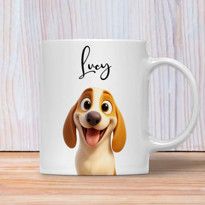 Personalized Dog Mug with Name – Custom Dog Gift | 89Prints