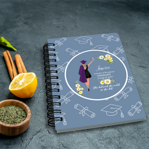 Personalized Graduation Journal – She Believed She Could