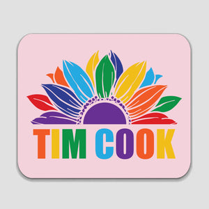 Personalized LGBTQ Pride Mouse Pad with Custom Name | 89Prints