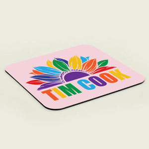 Personalized LGBTQ Pride Mouse Pad with Custom Name | 89Prints