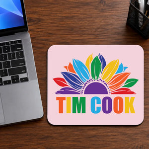 Personalized LGBTQ Pride Mouse Pad with Custom Name | 89Prints