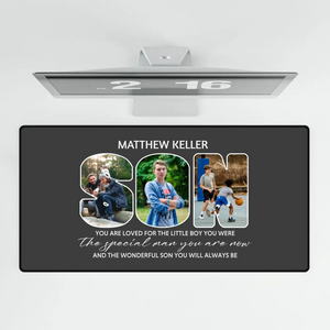 Personalized Son Large Mouse Pad – Custom Photo Gift | 89Prints