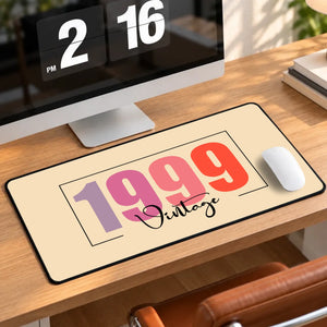 Personalized Vintage Birth Year Mouse Pad – Retro Gift | 89Prints