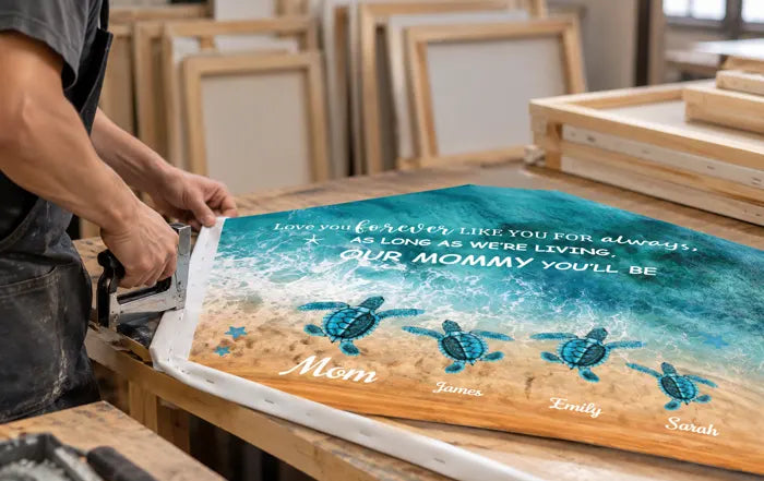 Custom canvas for mom