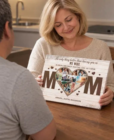 Custom canvas wall art with photo review