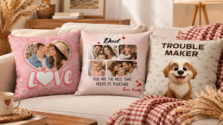 Custom Pillows – Personalized Designs for Everyone by 89Prints