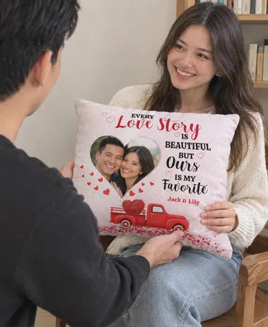 Custom pillow for couple