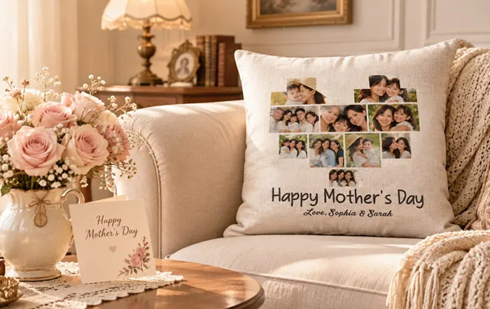 Custom pillow with picture
