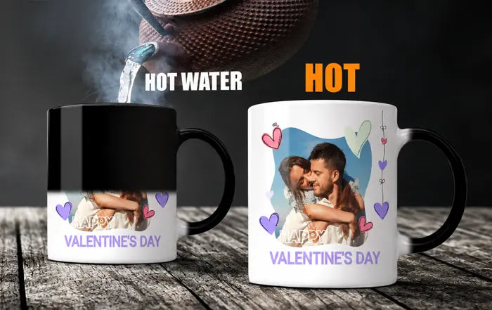 Customized magic mug with photo