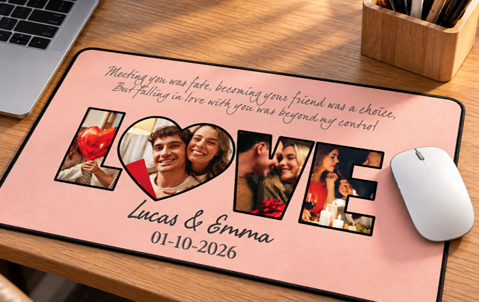 Personalized mouse pad