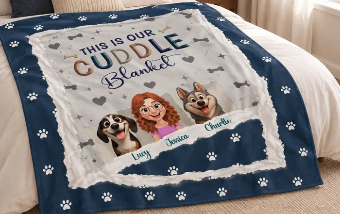 Personalized blanket for dog lover