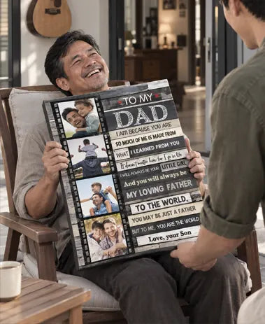 Personalized canvas wall art happiness