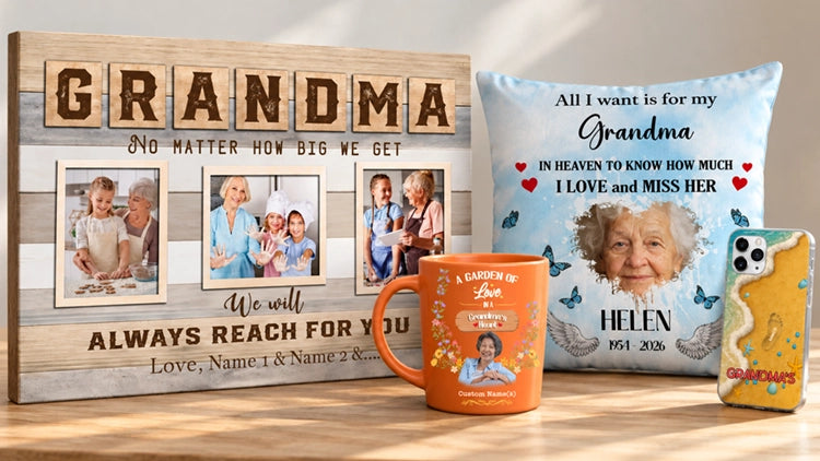 Custom Gifts For Grandma By 89Prints