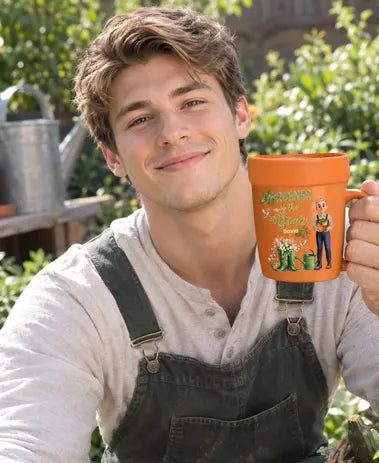 Personalized plant pot mug inspiration